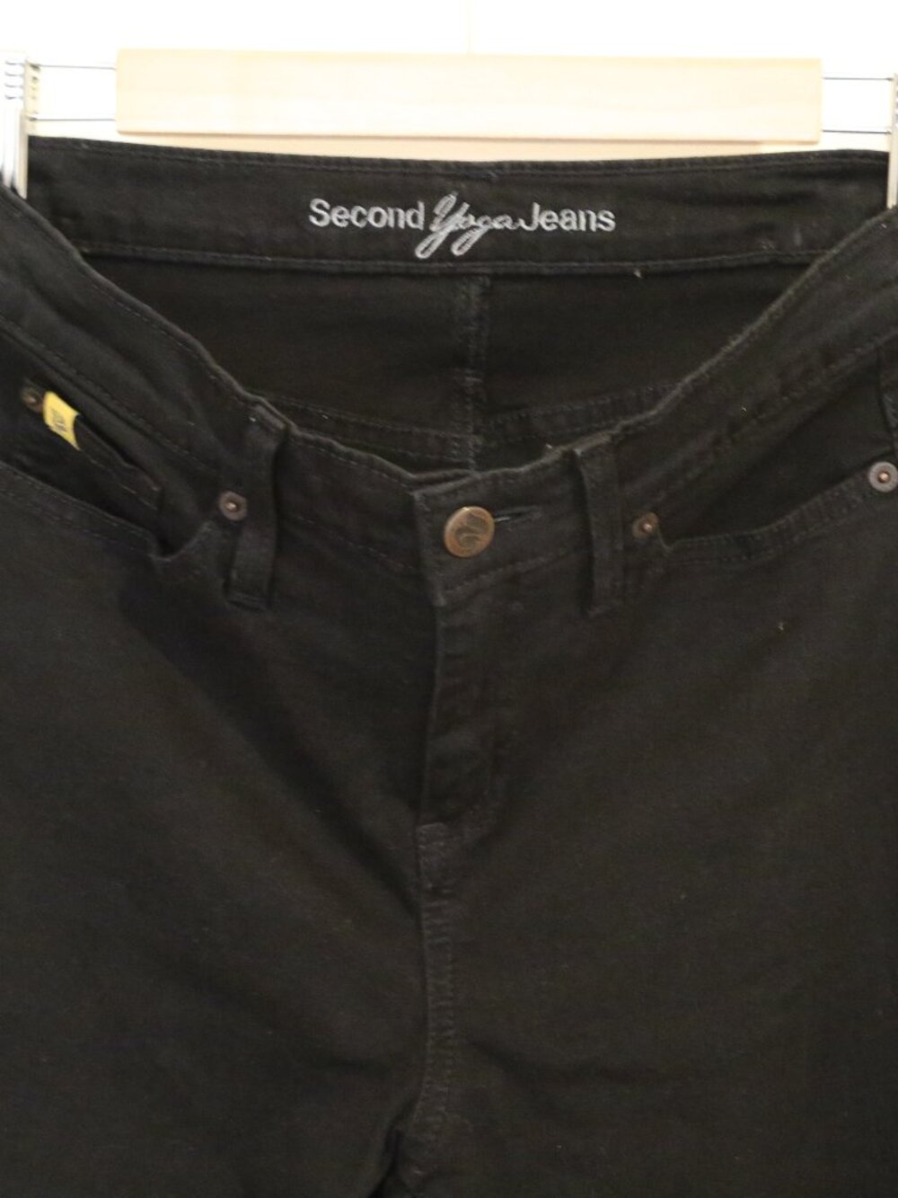 VINTAGE Second Yoga Jeans | Black "ALEX" High-Rise Bootcut | Size 28 | Worn Once